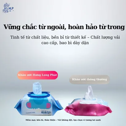 Khăn Ướt Đa Năng Bababy - Con voi (Xanh dương)