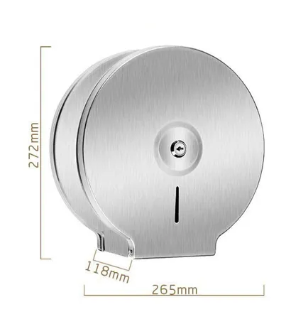 Hộp Đựng Giấy Vệ Sinh Cuộn Lớn - Inox