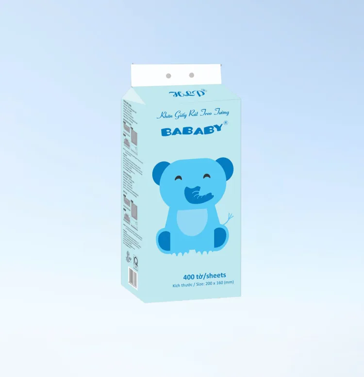 Khăn Giấy Rút Treo Tường Bababy