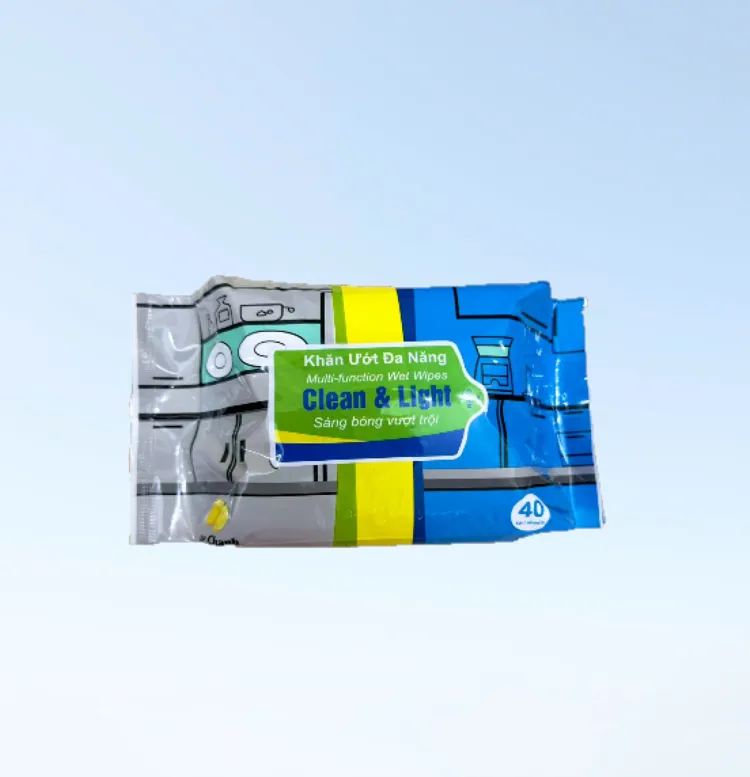 Khăn Ướt Đa Năng Clean & Light (Lau Bếp xanh)