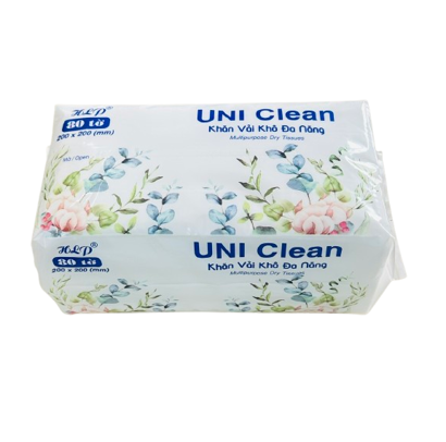 Khăn Vải Khô Đa Năng UNI CLEAN 80 TỜ
